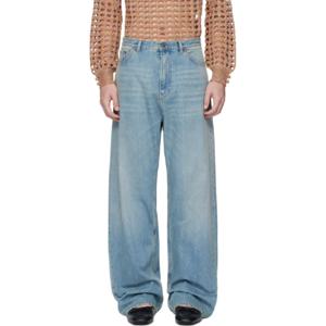 25 FW 발렌티노 남성 블루 페이딩 워싱 데님 진 251476M186006