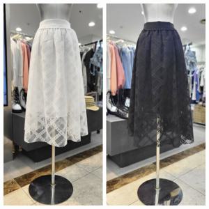 [에고이스트]메쉬 레이스 플레어 롱 스커트 ER2JS500