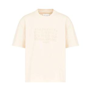 25 FW 메종마르지엘라 넘버 자수 코튼 티셔츠 S50GC0703S23883 TP432126354