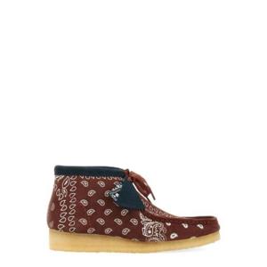 Clarks 페이즐리 프린트 왈라비 부츠 168826 BRICK TP934629612