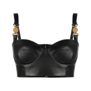 베르사체 Black Medusa Leather Bustier 10040181A08403 TP719823874