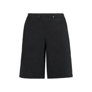 여성 Kenzo 로고 패치 장식 버튼 쇼츠 99NOIR