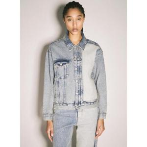 25 FW 메종마르지엘라 여성 인사이드 아웃 데님 재킷 mmm0257002blu