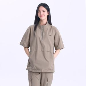 다운블로우DBS4TBE40052 여자하이넥 스트링반팔아노락 골프웨어 에버라스트nasa 져지 매장정품 운동복 여름 파크골프의류 카라 트레이닝 상의 쿨링 헬스 티셔츠 하이넥