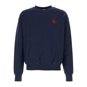 패밀리 퍼스트 크루넥 하트 맨투맨 W24FFSS2403 DARKBLUE