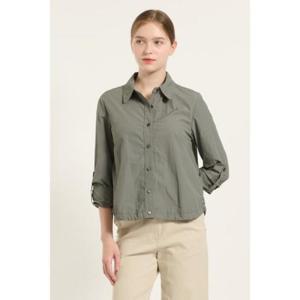 BCBG 세이브존02 밑단 스트링 셔츠 B5C8B481