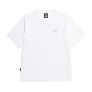 N253UTS902 세미오버핏 그래픽 반팔티 WHITE