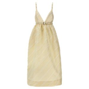 가니 미디 원피스 W0173135 Beige