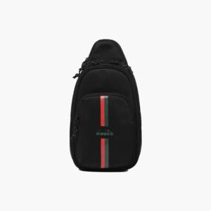 디아도라크로스백 AQS D4143LBG11BLK 스트라이프 슬링백 BLACK