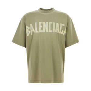발렌시아가 반팔 티셔츠 739784TOVA9 ARMYGREEN