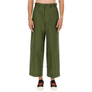 겐조 스트레이트 팬츠 FD65PA376 MILITARY GREEN