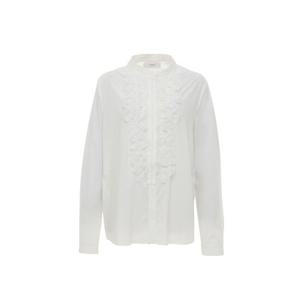 [SATIN] 프론트 프릴 디테일 블라우스 S253C205