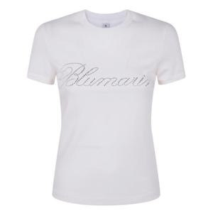 블루마린 반팔 티셔츠 P522T082A N0100 WHITE