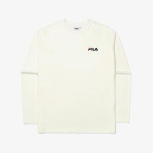 [휠라] TAG가 42,000원 유니 베이직 라운드 티셔츠(FS2RLE3101X_OWH)