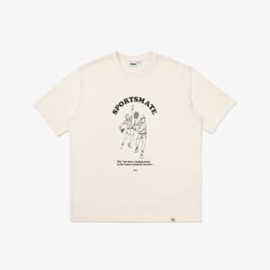 [휠라] SPORTS MATE 드로잉 반팔티셔츠(FE2RSE5115X_OWH)