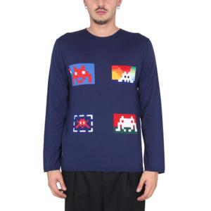 꼼데가르송 스웨터 FJN005 BLUE