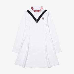 [휠라] TAG가 119,000원 테니스 반집업 기모 원피스(FS2OPF4351F_OWH)