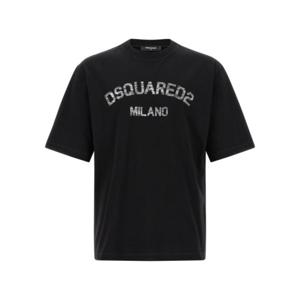 디스퀘어드2 반팔 티셔츠 A00244047 Black