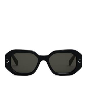 셀린느 블랙 지오메트릭 쉐이프 스모크 렌즈 선글라스 CL40255I