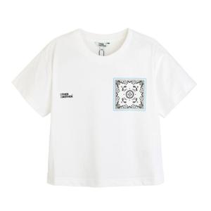 [컬리수]페이즐리 5부 티셔츠 C252TS350P-WH