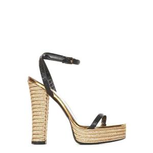 Tom Ford 로고 엠보싱 플랫폼 샌들 W3022TLCL217 C9206 TP946540508