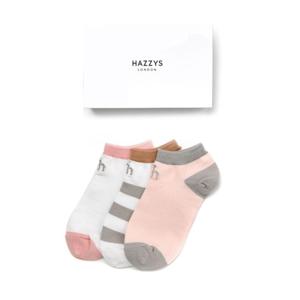 [헤지스ACC][선물포장]HISS2F004WT_[HAZZYS DAILY] 여성 퍼피 면혼방 양말세트