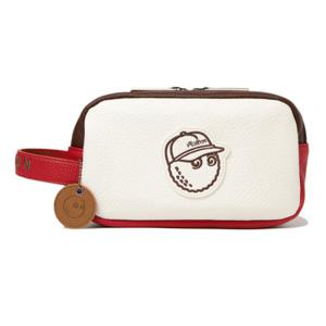 [말본골프]말본골프 컬러 배색 파우치 BROWN M5143PBG16BRN