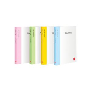 투명클리어화일(40매/청색/OfficeDEPOT)