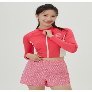 스키퍼 레저 집업 래쉬가드 세트 A4BL1PS08RED