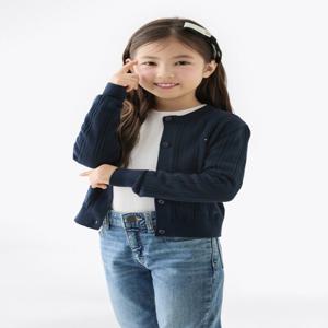 포인텔 라운드넥 가디건