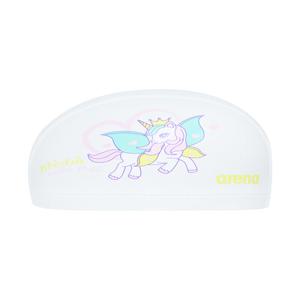 [아레나수영복] 유니콘 아동 실리코팅수모 A5AC1AL52WHT