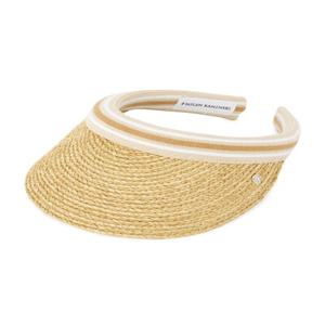 헬렌카민스키 비앙카 8 스트라이프 여성 바이저 HAT52203 NATURAL NOUGAT STRIPE