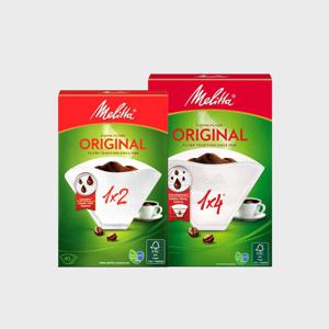 밀리타 독일 밀리타 커피필터 여과지 오리지널 40매 (화이트) 1X2/1X4