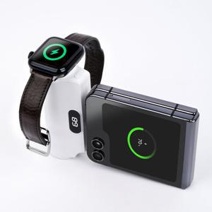 스마텍 [스마텍] [본사] 10W C타입 워치 충전 일체형 보조배터리 5,000mAh I STPB-DBW50 10W