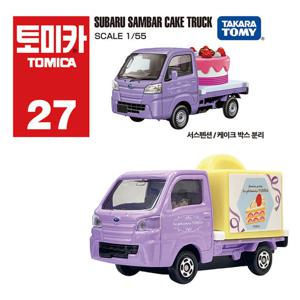 티아츠코리아 토미카 27 스바루 삼바 케이크 트럭