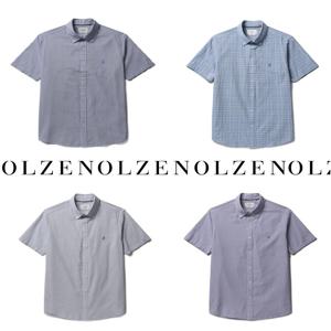 [올젠] 25S/S 시어써커 면 반팔셔츠 ZOF2WC1354 빅사이즈