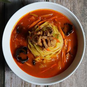 [이푸른] 시원한 불맛 직화 고기짬뽕 630g x 4팩