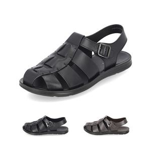 [엘칸토] 정상가129,000원 남성 피셔맨 샌들 2cm LCMW00M326