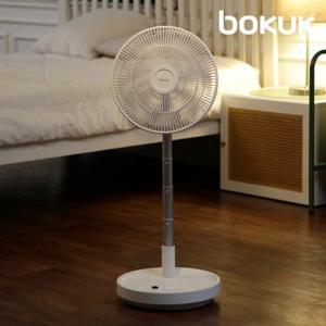 보국 접이식선풍기 무선 폴딩팬 BLDC 저소음 리모컨 써큘레이터 선풍기 퓨어화이트