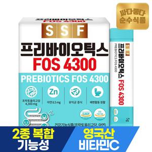 순수식품 FOS4300 1박스 x 30포 비타민C 생유산균 프리바이오틱스 프락토올리고당
