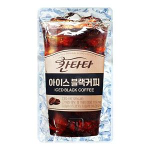 칸타타 아이스 블랙커피 230ml x 50팩 파우치음료