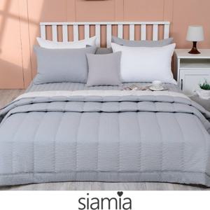 siamia 겉바속촉 르몬 시어서커 아사면 여름 침구풀세트 퀸(특대형)