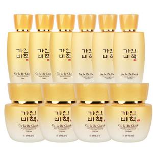 가인비책 진 엑소좀 탄력 패키지 10종 단품 세트 (스킨3+로션3+크림4) /여성기초세트 주름개선 기능성