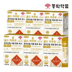 동화약품 골드 카무트 브랜드밀 호라산밀 곡물 발효 효소 스탠다드 6박스 (180포)