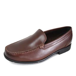 락포트 클래식 베네시안 로퍼 발볼넓은 구두 정장화 브라운 M76441-W