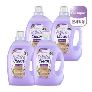 컨센서스 화이트클린 비건 세탁세제 라벤더&뱀부 3L x 4개
