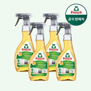 [프로쉬][매일배송]독일 가전/가구표면 오렌지 멀티클리너 500ml 4개/공효진