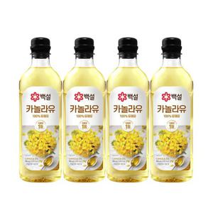[CJ]백설 카놀라유 900ml x4개