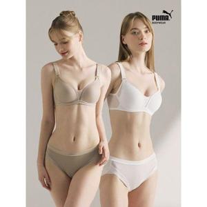 [푸마 언더웨어]노와이어 쿨 브라1장/노라인팬티1+1 균일가