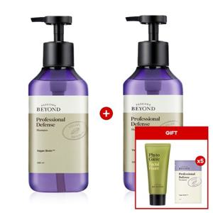 [1+1] 비욘드 프로 디펜스 샴푸 500ml+ (피토가닉 폼 30ml + 프로디펜스 트리트먼트 5ml x 5매 증정)